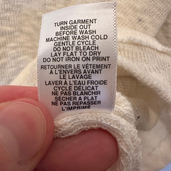 Billabong Beach Bliss Sweater with Hood Womens Size S/P White Cap Black Flecks - Picture 9 of 12